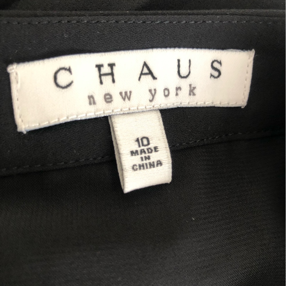 C H A U S, black pleated midi skirt. - Picture 9 of 11